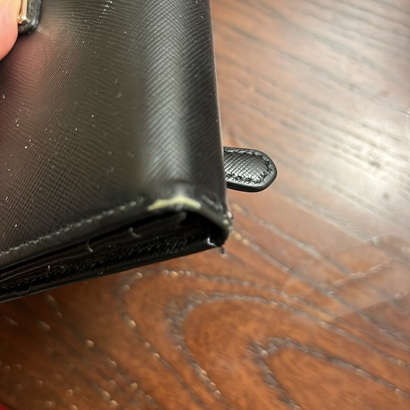 Prada Saffiano Leather Wallet in Black - Picture 10 of 14